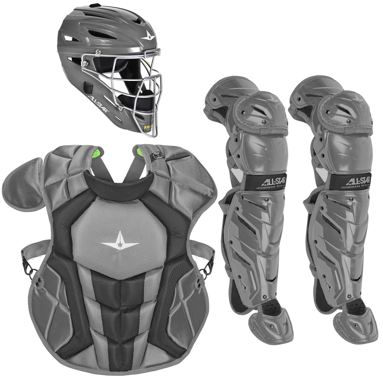 All-Star System7 Axis Intermediate NOCSAE Baseball Catcher's Package 3 All-Star System7 Axis Intermediate NOCSAE Baseball Catcher's Package
