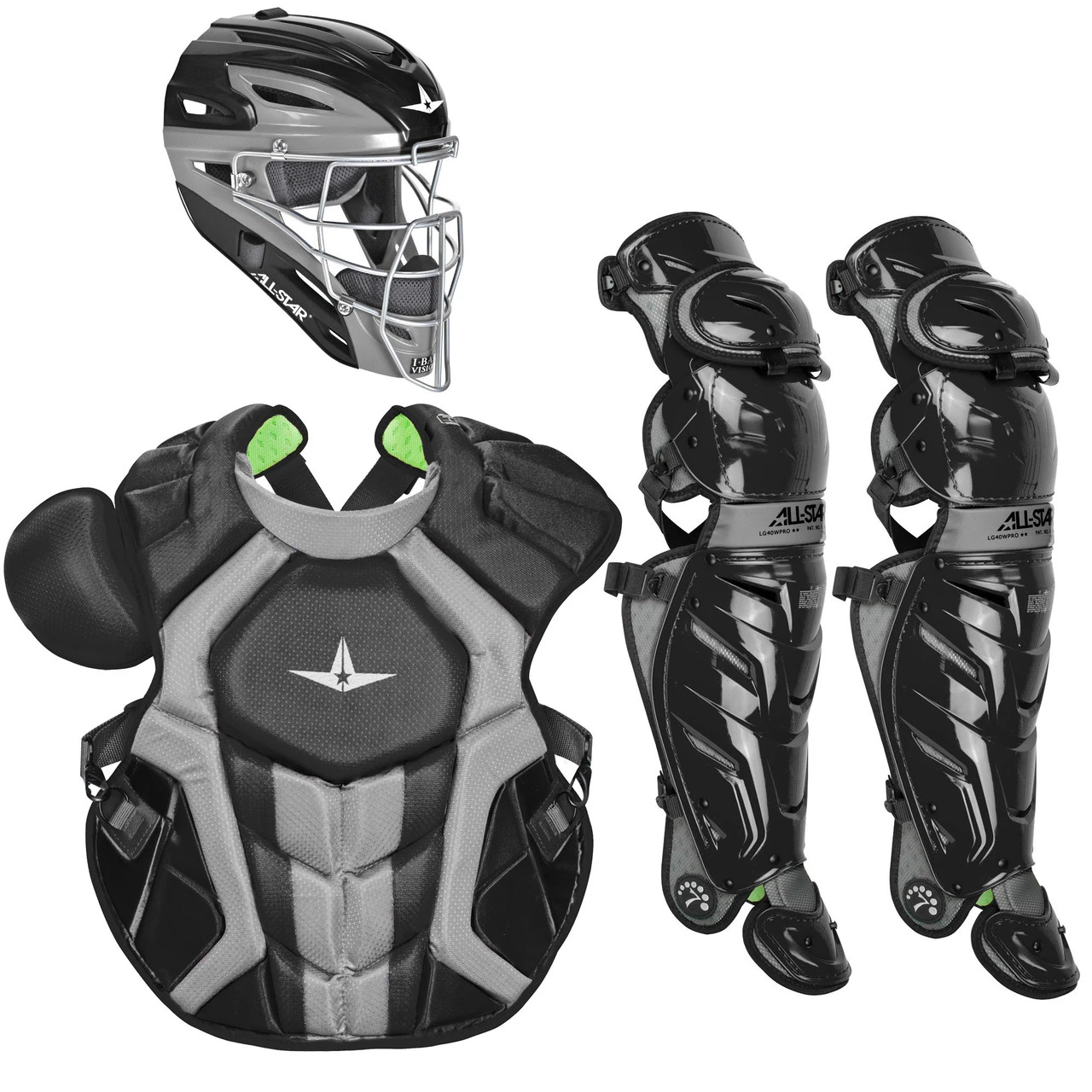 All-Star System7 Axis NOCSAE Adult Baseball Catcher's Package 3 All-Star System7 Axis NOCSAE Adult Baseball Catcher's Package