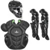 All-Star Solid Color System7 Axis NOCSAE Adult Baseball Catcher's Package 2 All-Star Solid Color System7 Axis NOCSAE Adult Baseball Catcher's Package -Bp Athletics all star ckccpro1xs blk 18456.1679402522