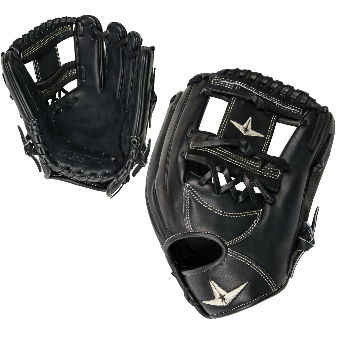 All-Star Pro-Elite 11.5 Inch FGAS-1150I Baseball Glove - Black 3 All-Star Pro-Elite 11.5 Inch FGAS-1150I Baseball Glove - Black