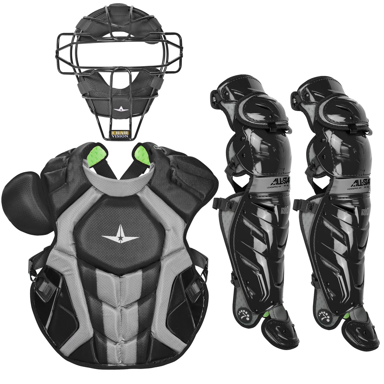All-Star System7 Axis TM Adult NOCSAE Baseball Catcher's Package 3 All-Star System7 Axis TM Adult NOCSAE Baseball Catcher's Package