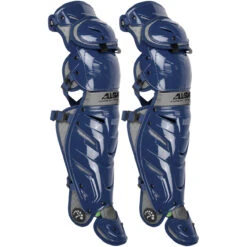 All-Star System 7 Axis 16.5 Inch Adult Baseball Catcher's Leg Guards 18 All-Star System 7 Axis 16.5 Inch Adult Baseball Catcher's Leg Guards -Bp Athletics all star lg40wpro nvygph 28466.1679359011