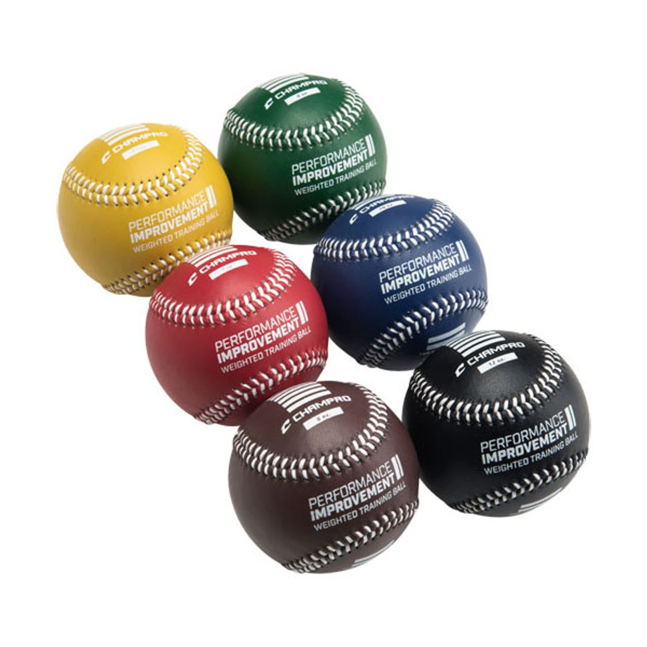 Champro 7oz-12oz Weighted Training Baseball Set - 6-Pack 3 Champro 7oz-12oz Weighted Training Baseball Set - 6-Pack