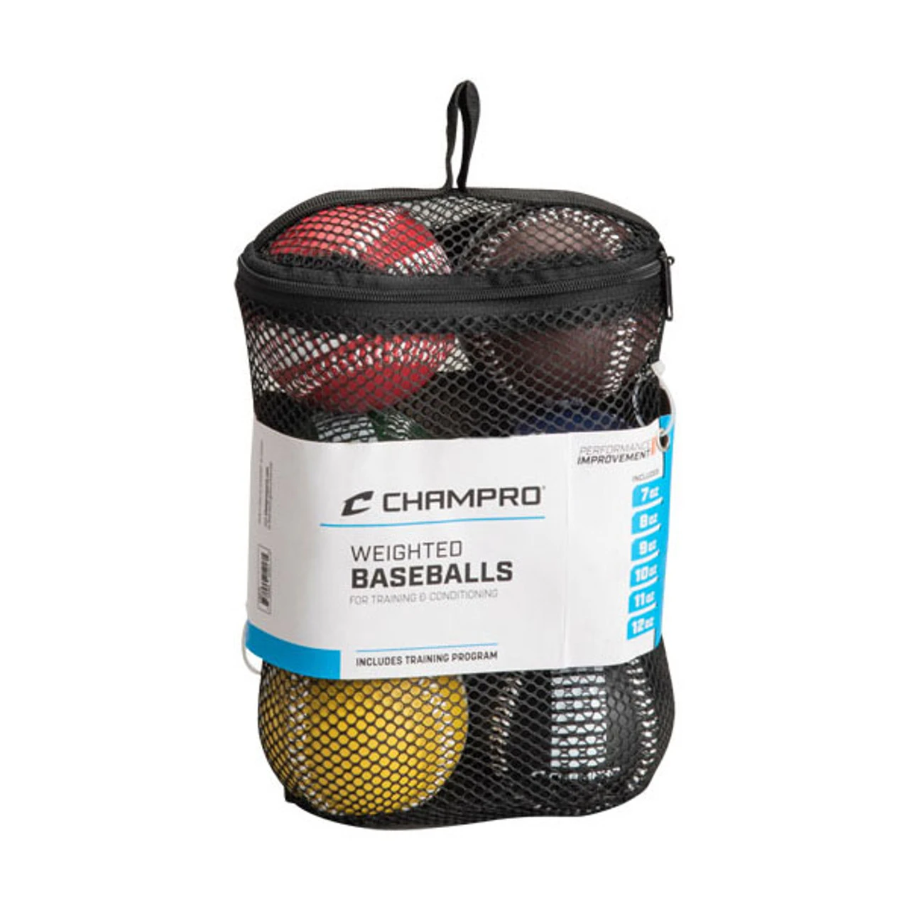 Champro 7oz-12oz Weighted Training Baseball Set - 6-Pack 4 Champro 7oz-12oz Weighted Training Baseball Set - 6-Pack - Image 2