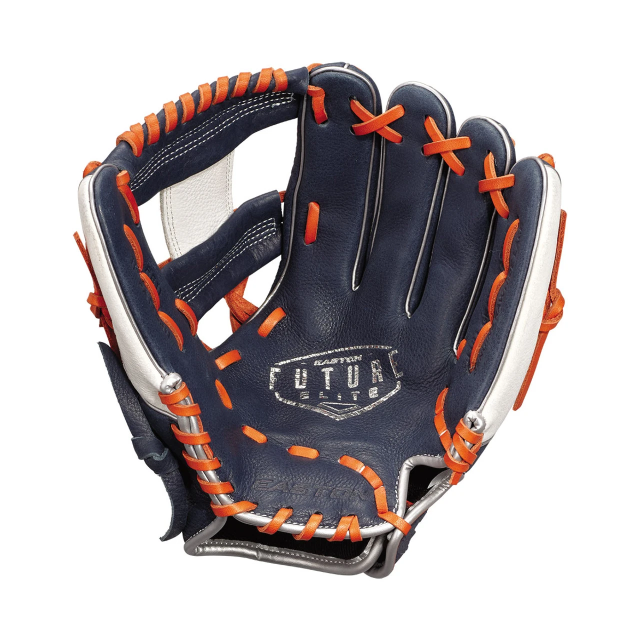 Easton Future Elite 11 Inch FE11 Youth Baseball Glove - Navy/Orange 4 Easton Future Elite 11 Inch FE11 Youth Baseball Glove - Navy/Orange - Image 2