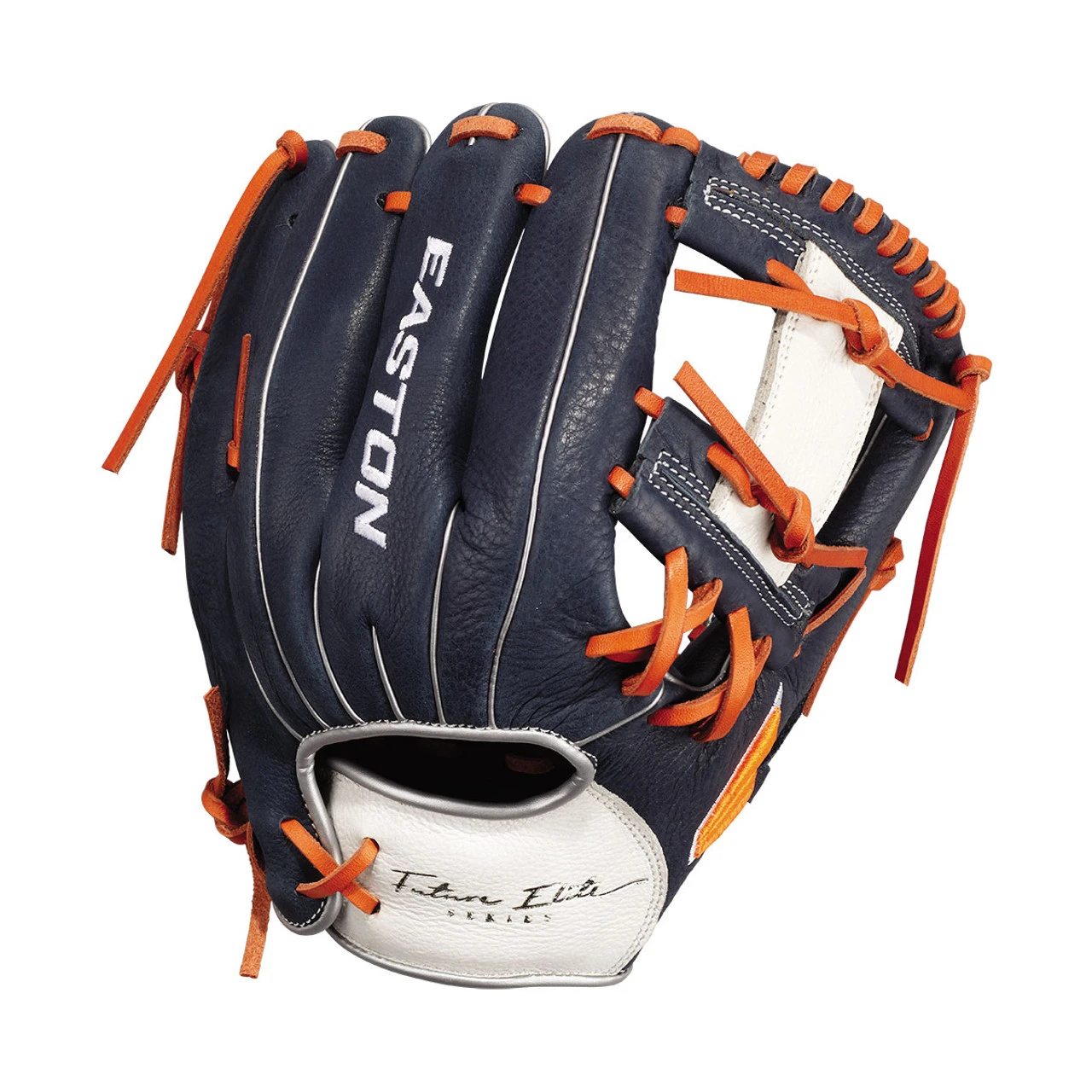 Easton Future Elite 11 Inch FE11 Youth Baseball Glove - Navy/Orange 5 Easton Future Elite 11 Inch FE11 Youth Baseball Glove - Navy/Orange - Image 3