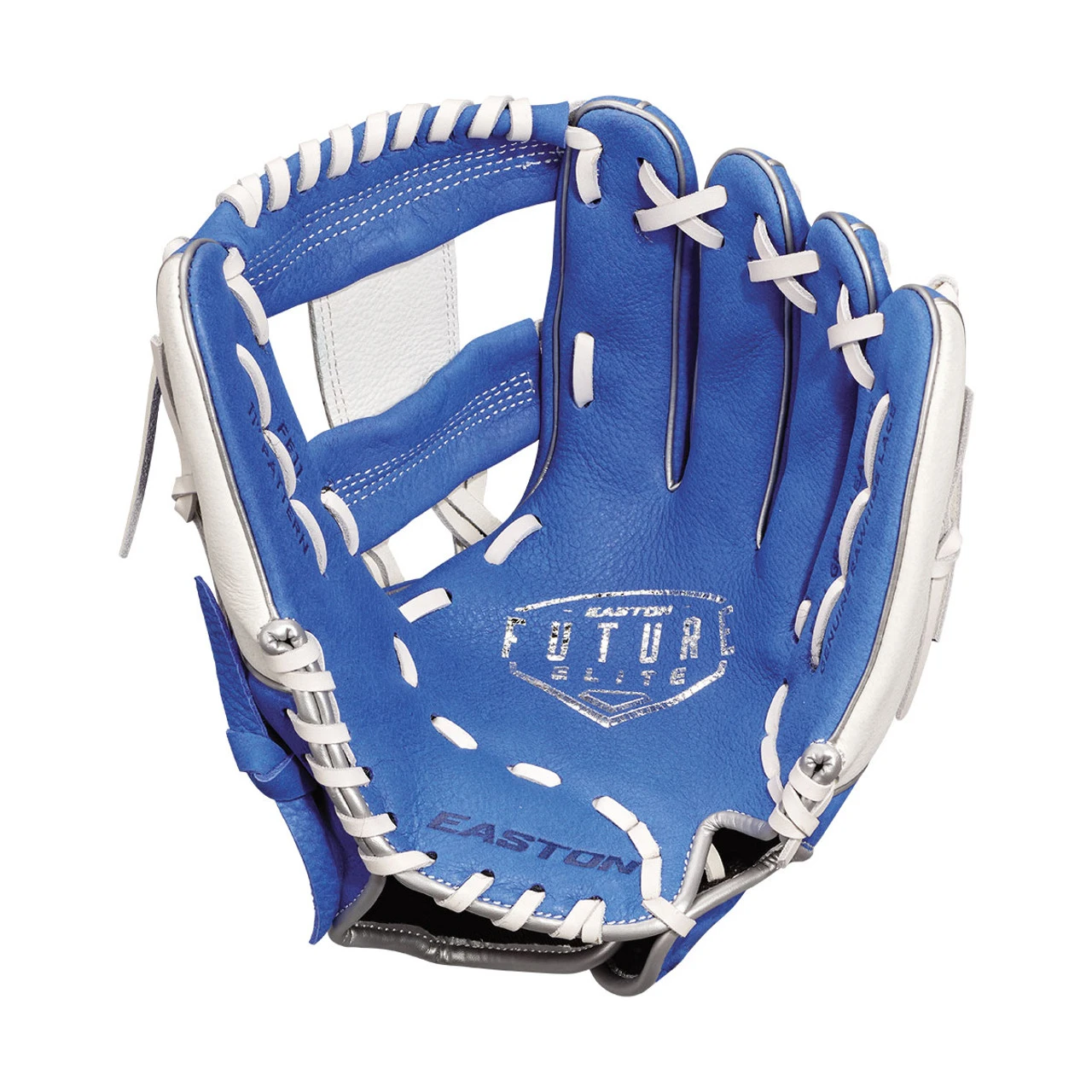 Easton Future Elite 11 Inch FE11 Youth Baseball Glove - Royal/White 4 Easton Future Elite 11 Inch FE11 Youth Baseball Glove - Royal/White - Image 2