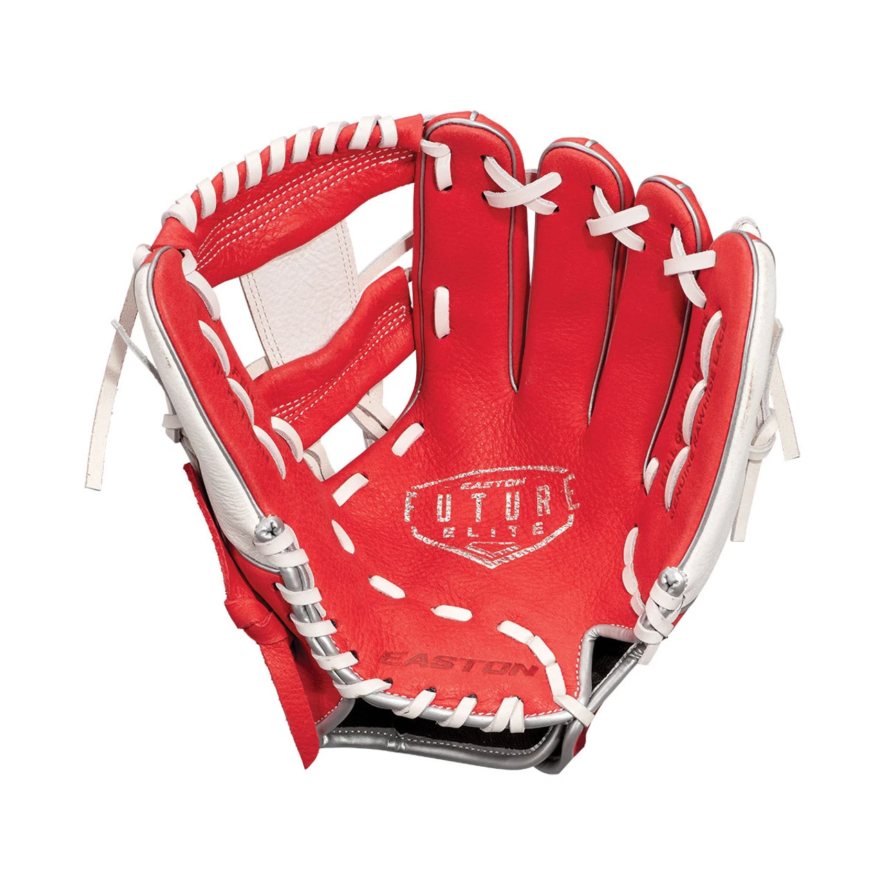 Easton Future Elite 11 Inch FE11 Youth Baseball Glove - Red/White 4 Easton Future Elite 11 Inch FE11 Youth Baseball Glove - Red/White - Image 2