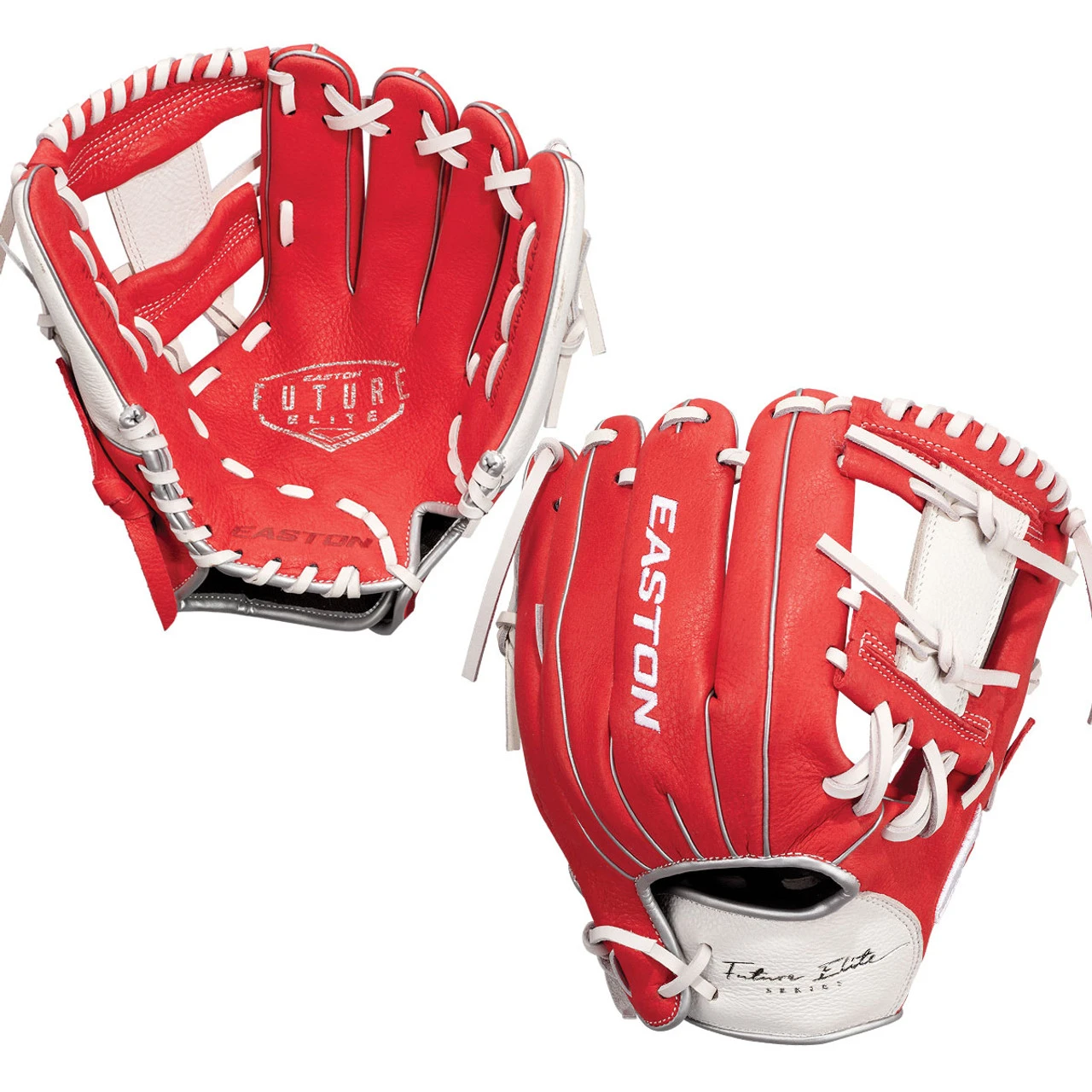 Easton Future Elite 11 Inch FE11 Youth Baseball Glove - Red/White 3 Easton Future Elite 11 Inch FE11 Youth Baseball Glove - Red/White