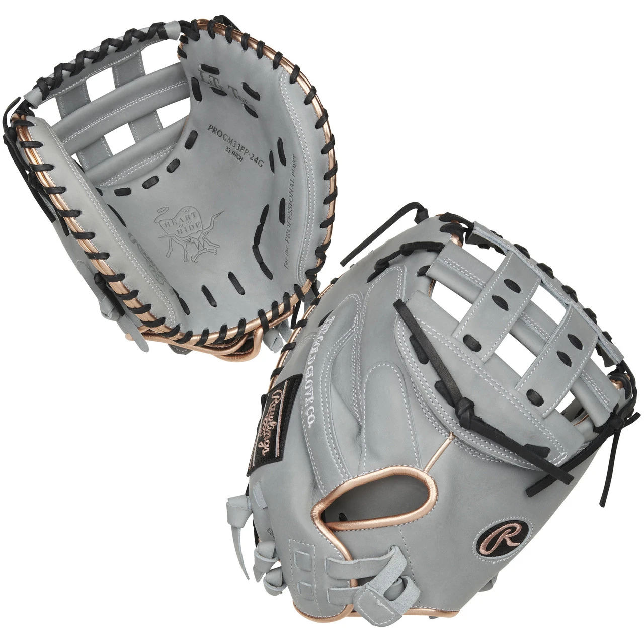 Rawlings Heart Of The Hide 33 Inch PROCM33FP-24G Fastpitch Softball Catcher's Mitt 3 Rawlings Heart Of The Hide 33 Inch PROCM33FP-24G Fastpitch Softball Catcher's Mitt