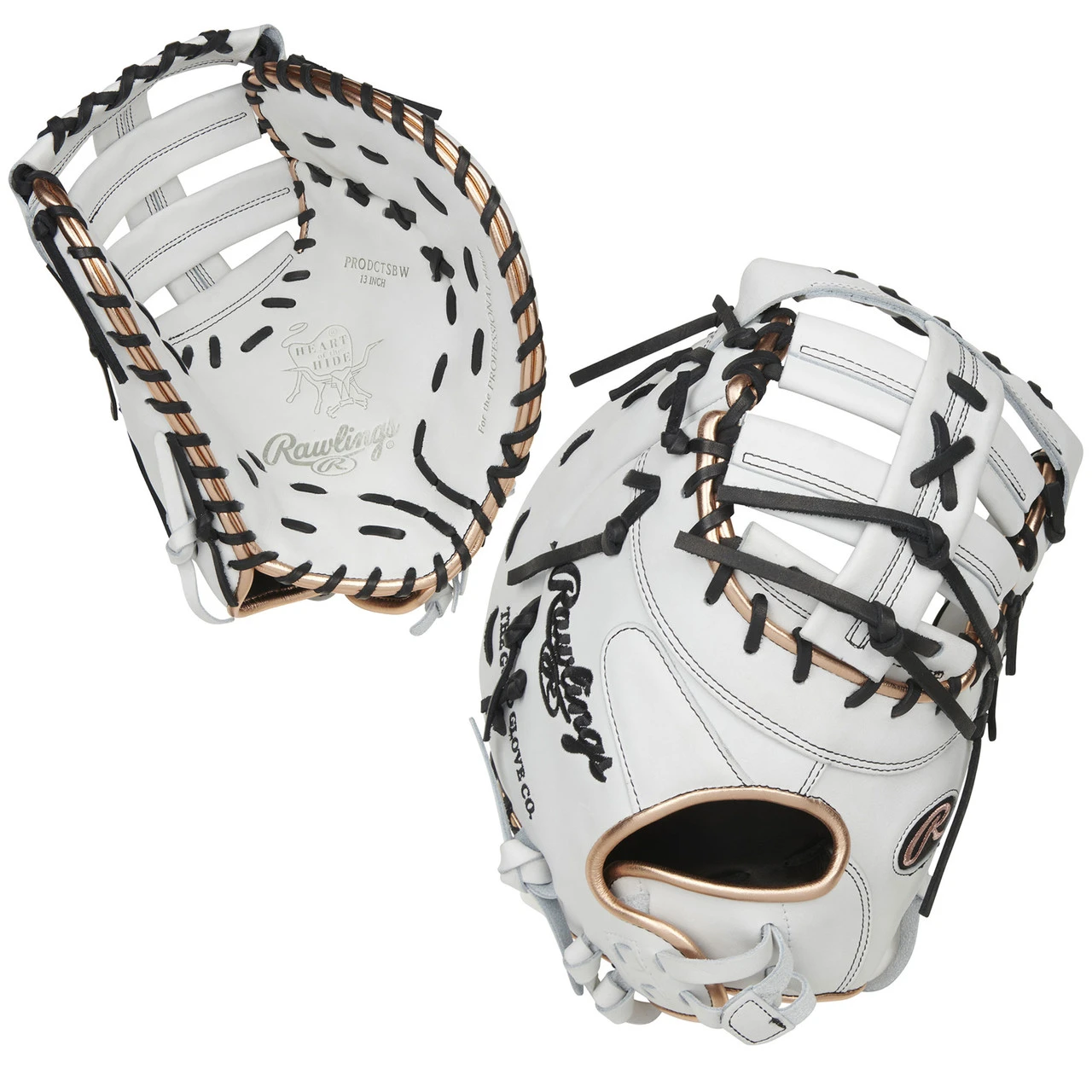Rawlings Heart Of The Hide 13 Inch PRODCTSBW Fastpitch Softball First Base Mitt 3 Rawlings Heart Of The Hide 13 Inch PRODCTSBW Fastpitch Softball First Base Mitt