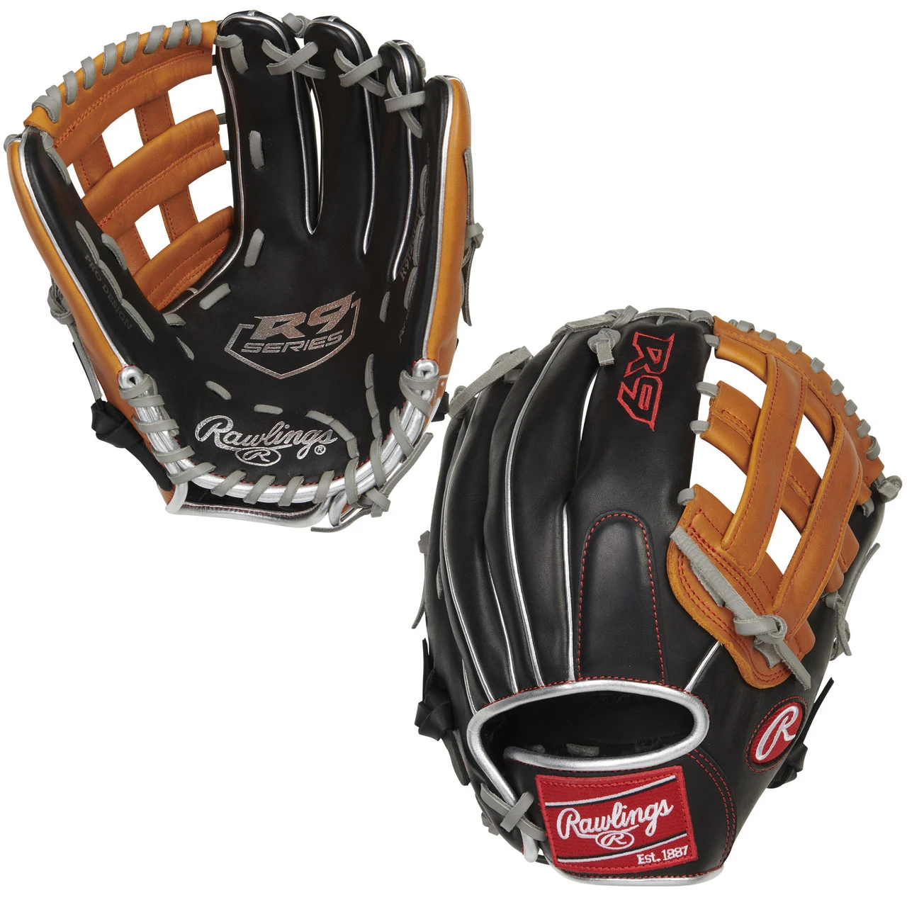 Rawlings R9 Contour Fit 12 Inch R9120U-6BT Baseball Glove 3 Rawlings R9 Contour Fit 12 Inch R9120U-6BT Baseball Glove