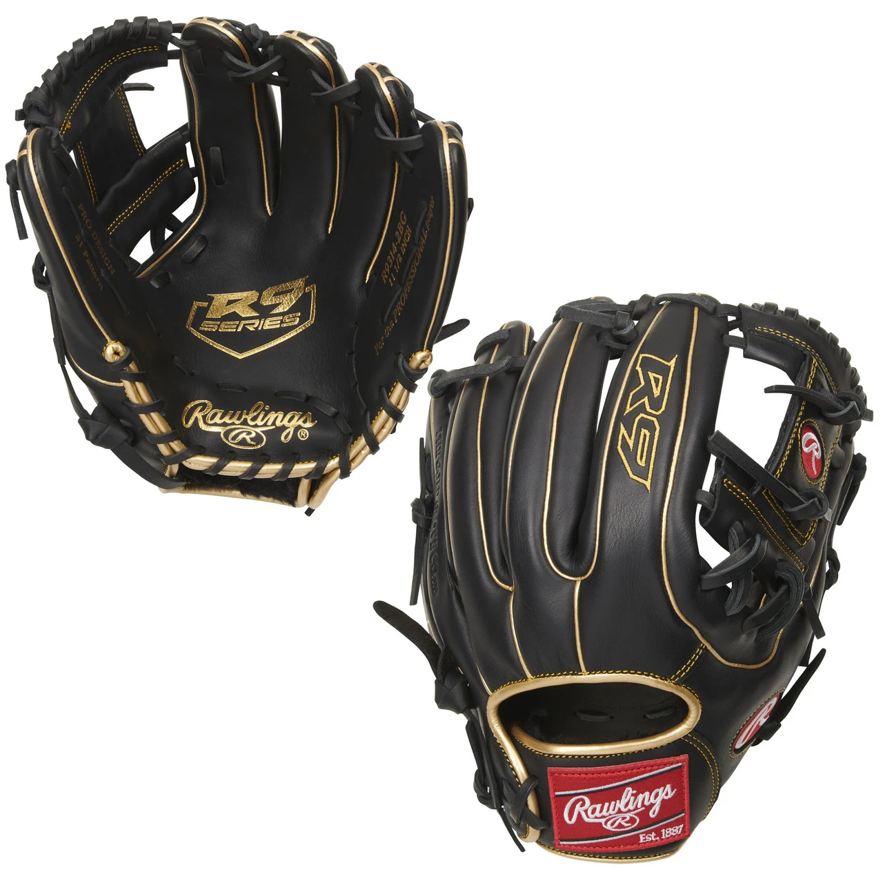 Rawlings R9 Series Narrow Fit 11.5 Inch R9314-2BG Baseball Glove 3 Rawlings R9 Series Narrow Fit 11.5 Inch R9314-2BG Baseball Glove