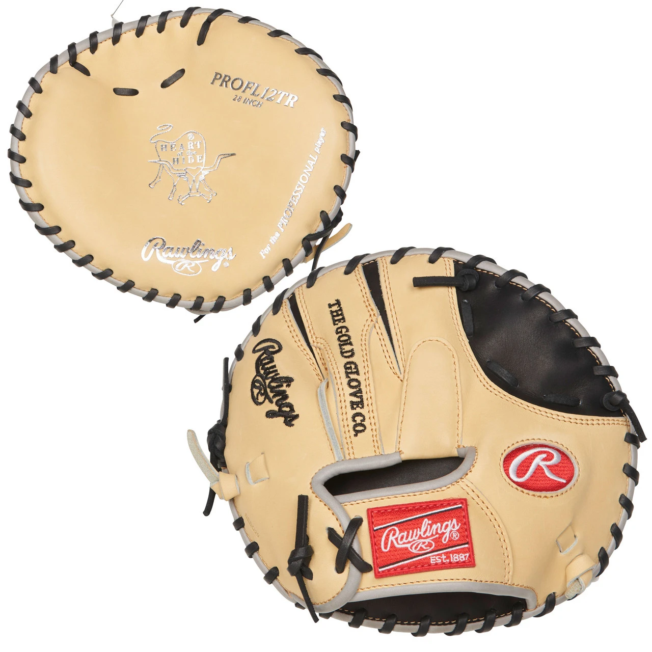 Rawlings Heart Of The Hide 28 Inch PROFL12TR Baseball Pancake Training Glove 3 Rawlings Heart Of The Hide 28 Inch PROFL12TR Baseball Pancake Training Glove
