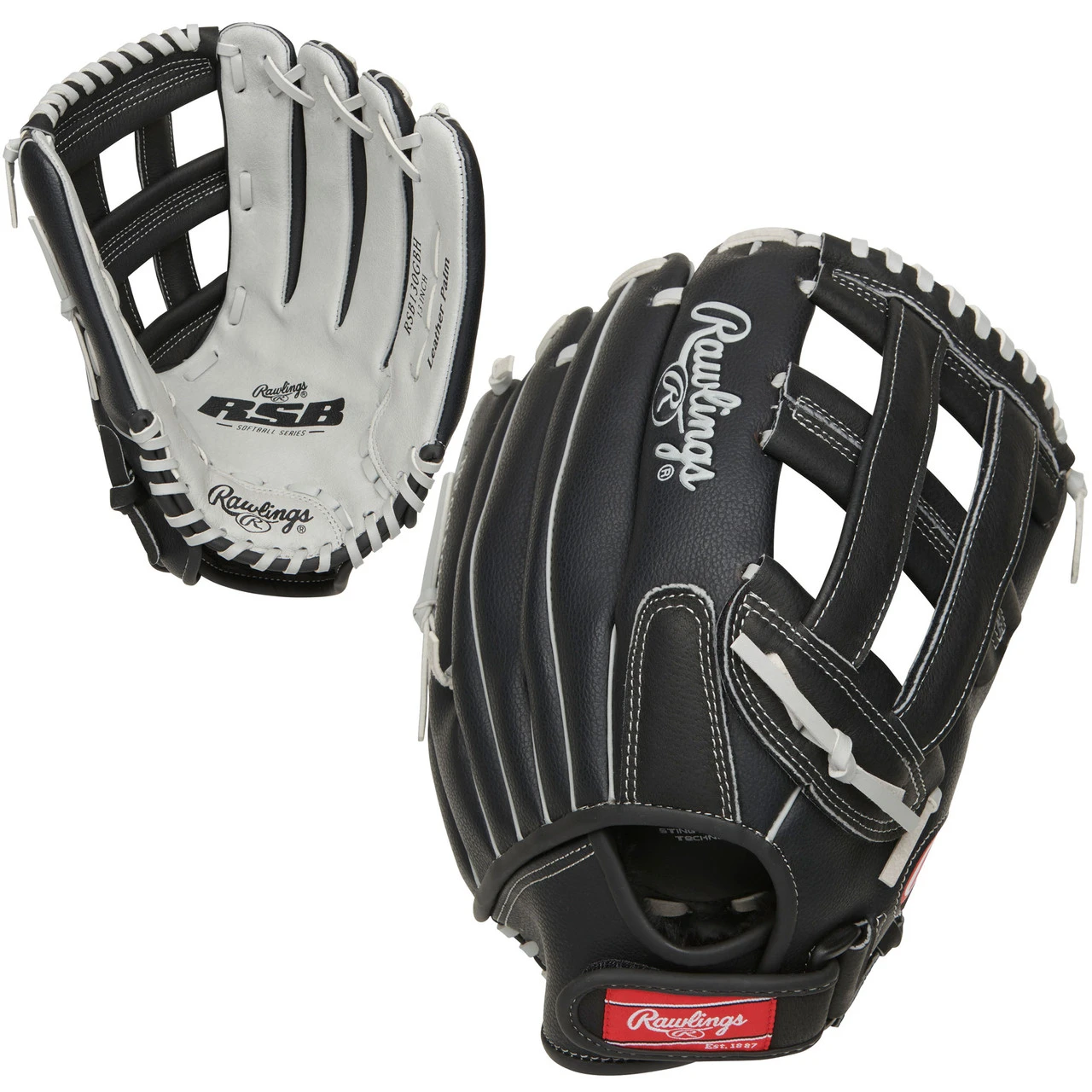 Rawlings RSB Series 13 Inch RSB130GBH Softball Glove 3 Rawlings RSB Series 13 Inch RSB130GBH Softball Glove