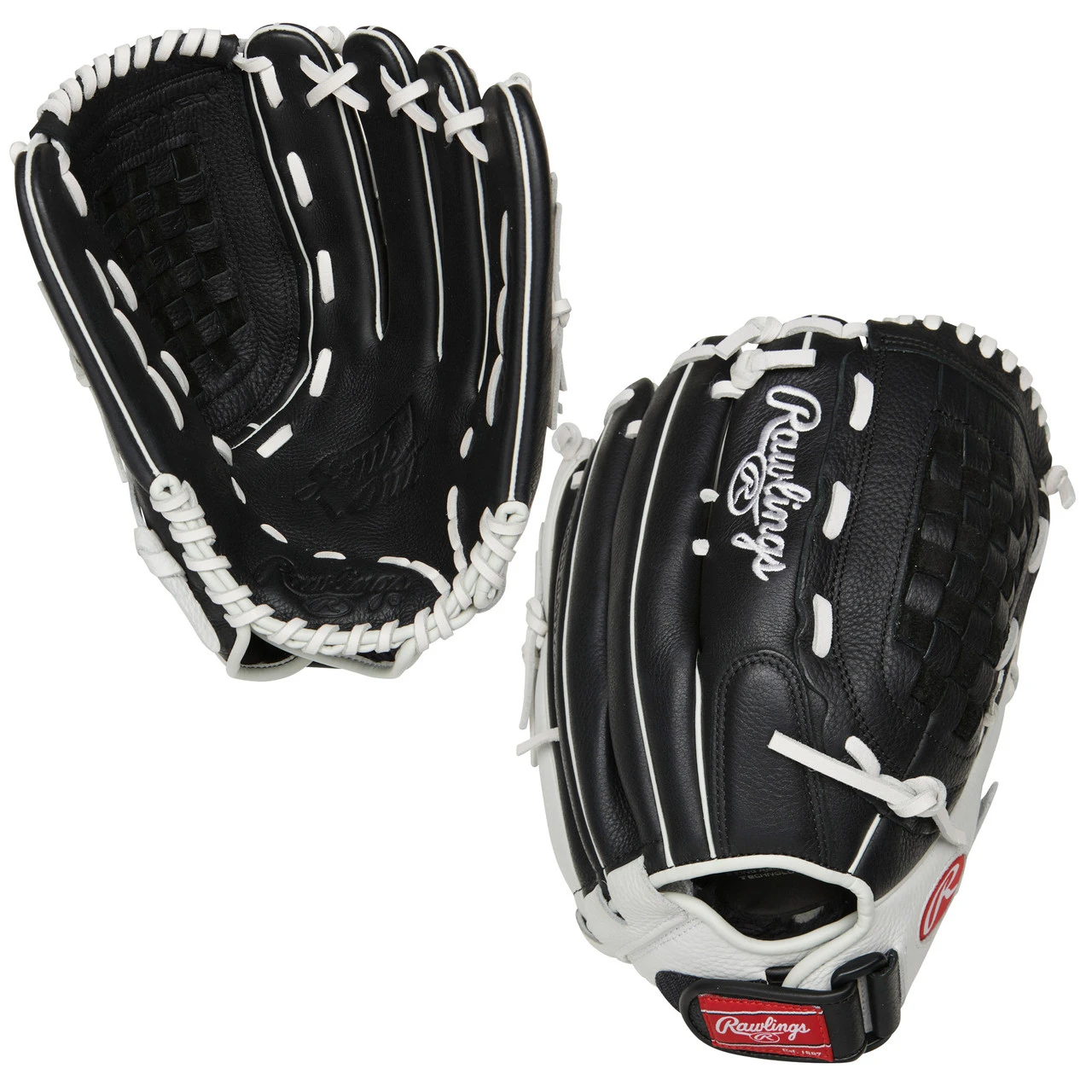 Rawlings Shut Out Series 13 Inch RSO130BW Fastpitch Softball Glove 3 Rawlings Shut Out Series 13 Inch RSO130BW Fastpitch Softball Glove
