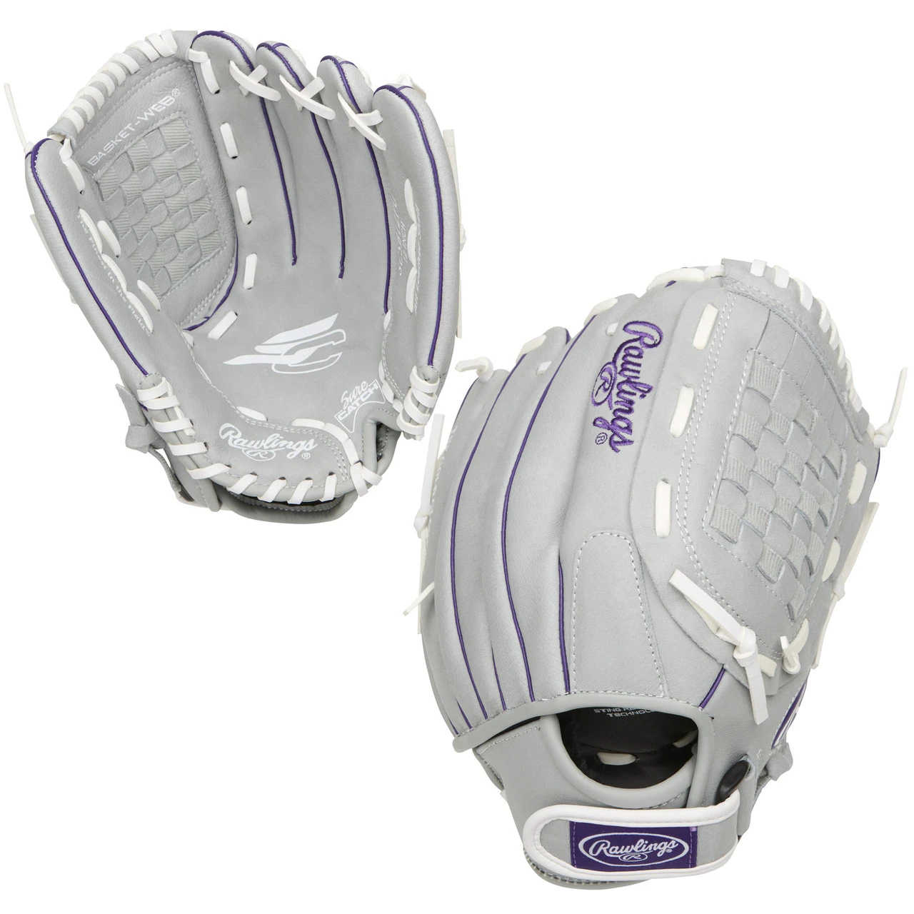 Rawlings Sure Catch Series 12 Inch SCSB12PU Youth Fastpitch Softball Glove 3 Rawlings Sure Catch Series 12 Inch SCSB12PU Youth Fastpitch Softball Glove