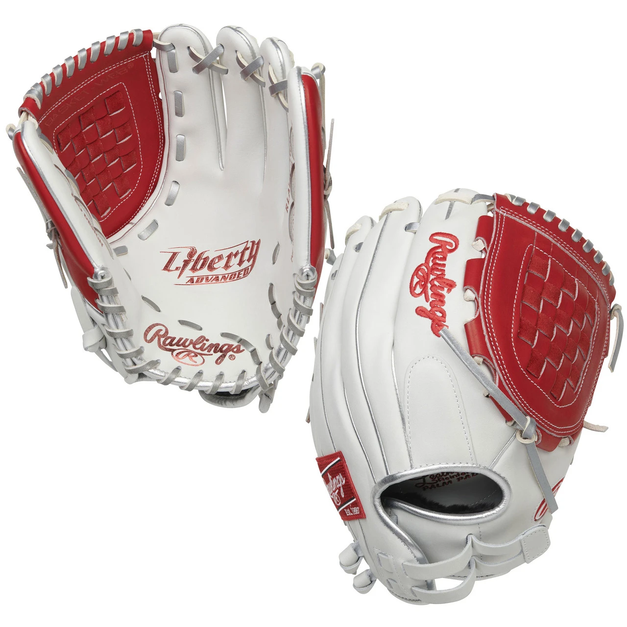 Rawlings Liberty Advanced Color 12 Inch RLA120-3WSP Fastpitch Softball Glove 3 Rawlings Liberty Advanced Color 12 Inch RLA120-3WSP Fastpitch Softball Glove