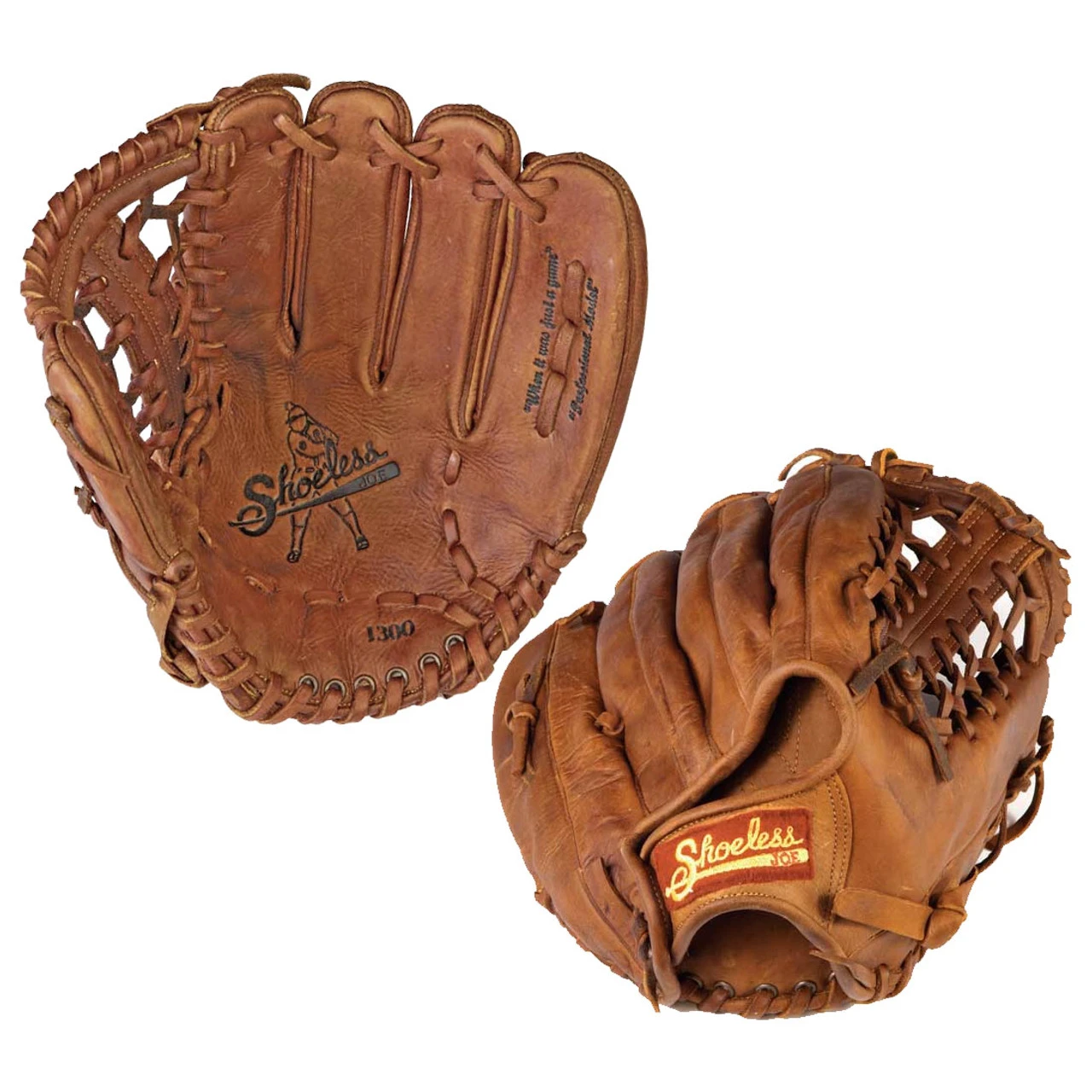 Shoeless Joe Professional Mod Trap 13 Inch 1300MTR Baseball/Softball Glove 3 Shoeless Joe Professional Mod Trap 13 Inch 1300MTR Baseball/Softball Glove