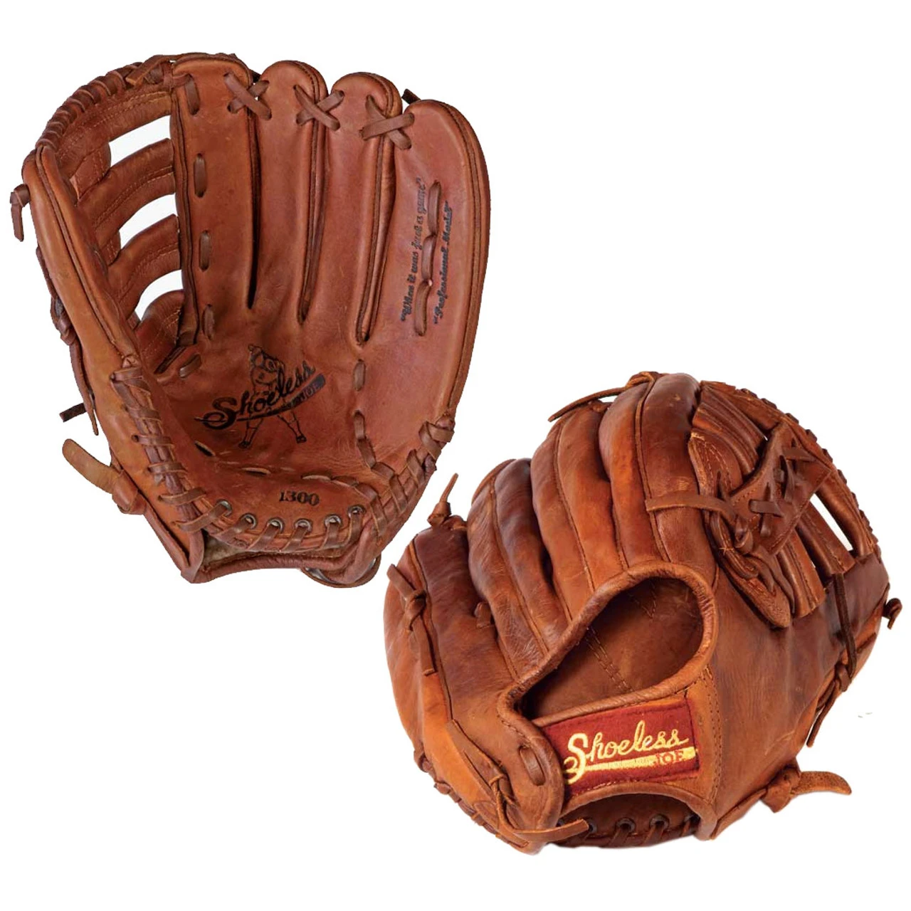 Shoeless Joe Professional Single Bar 13 Inch 1300SBR Baseball/Softball Glove 3 Shoeless Joe Professional Single Bar 13 Inch 1300SBR Baseball/Softball Glove