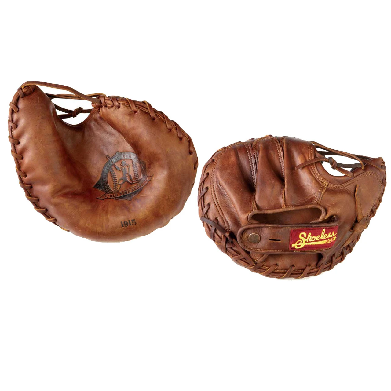 Shoeless Joe Golden Era Vintage 1915 Baseball Catcher's Mitt 3 Shoeless Joe Golden Era Vintage 1915 Baseball Catcher's Mitt