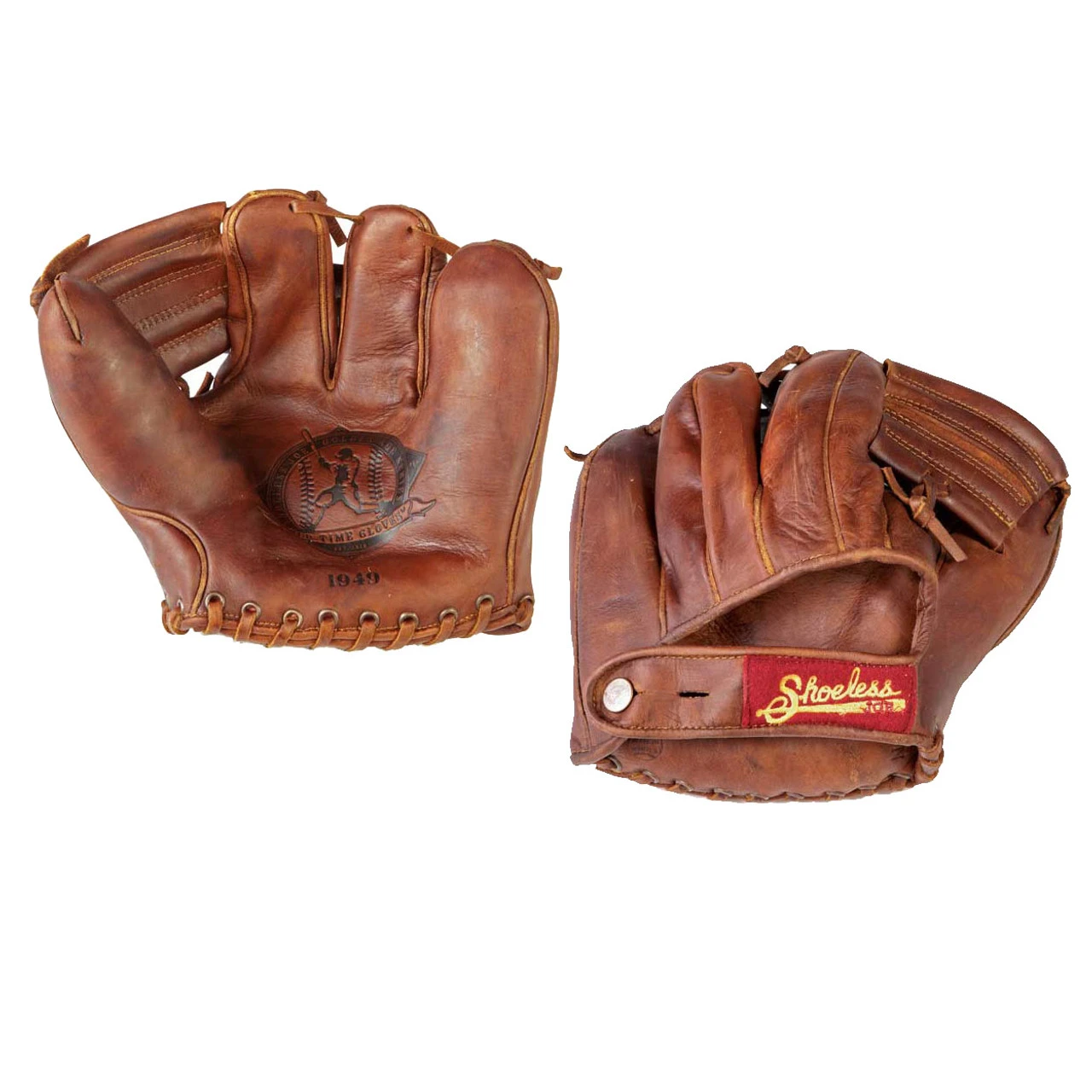 Shoeless Joe Golden Era Vintage 1949 Baseball Fielders Glove 3 Shoeless Joe Golden Era Vintage 1949 Baseball Fielders Glove