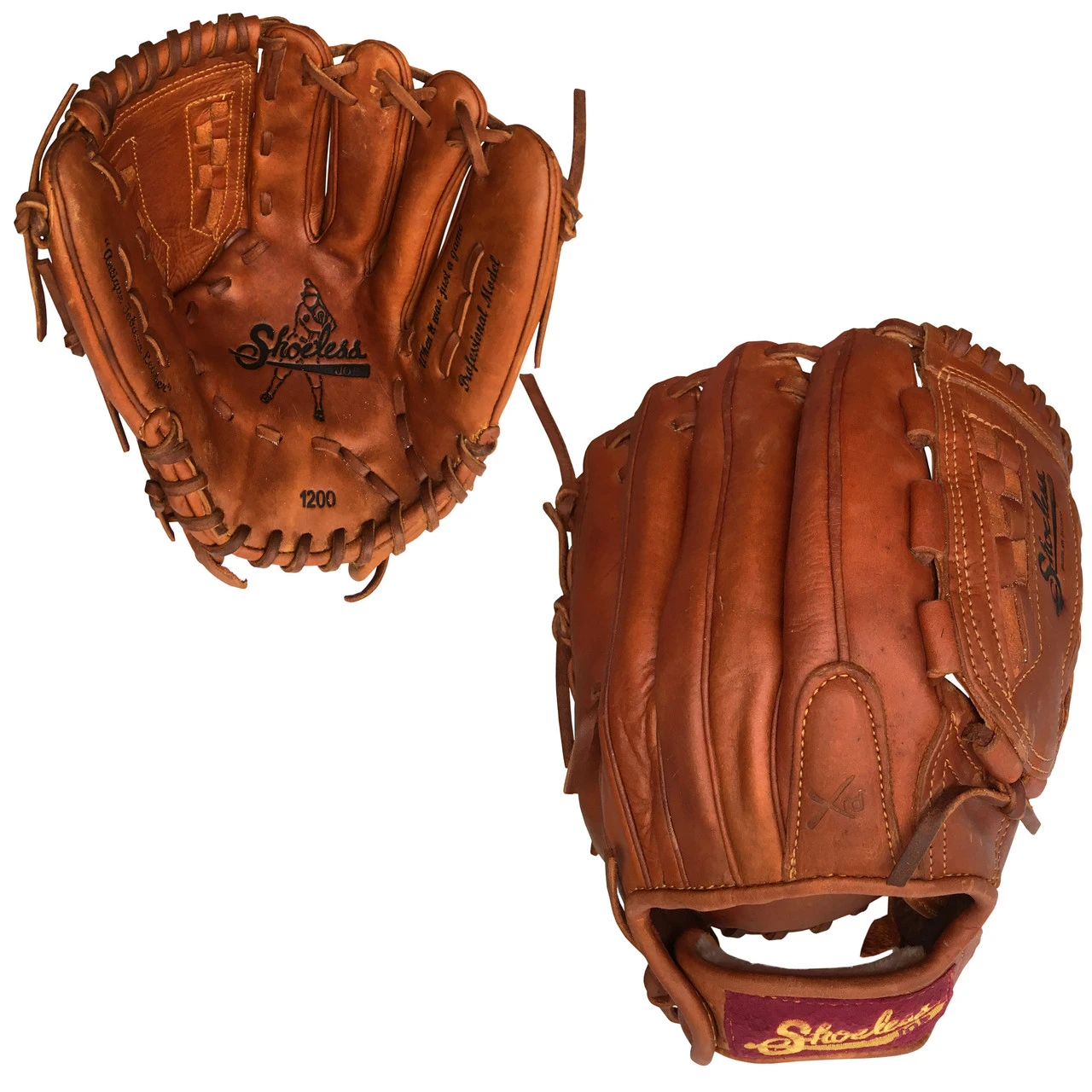 Shoeless Joe Professional 12 Inch 1200BW Baseball Glove 3 Shoeless Joe Professional 12 Inch 1200BW Baseball Glove