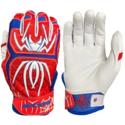 Spiderz 2022 Endite Adult Baseball/Softball Batting Gloves 26 Spiderz 2022 Endite Adult Baseball/Softball Batting Gloves -Bp Athletics spiderz endite 2022 whtred 75544.1679445975