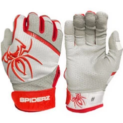 Spiderz PRO Adult Baseball/Softball Batting Gloves -Bp Athletics spiderz pro21 rylwht 84059.1679475060