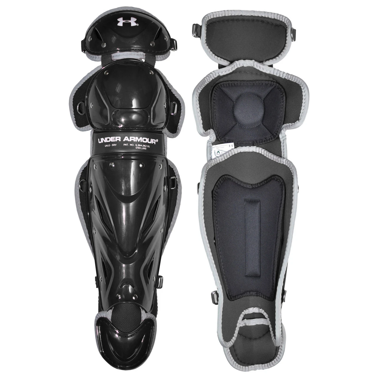 Under Armour UA Victory Intermediate 14.5 Inch Baseball Catcher's Leg Guards 3 Under Armour UA Victory Intermediate 14.5 Inch Baseball Catcher's Leg Guards