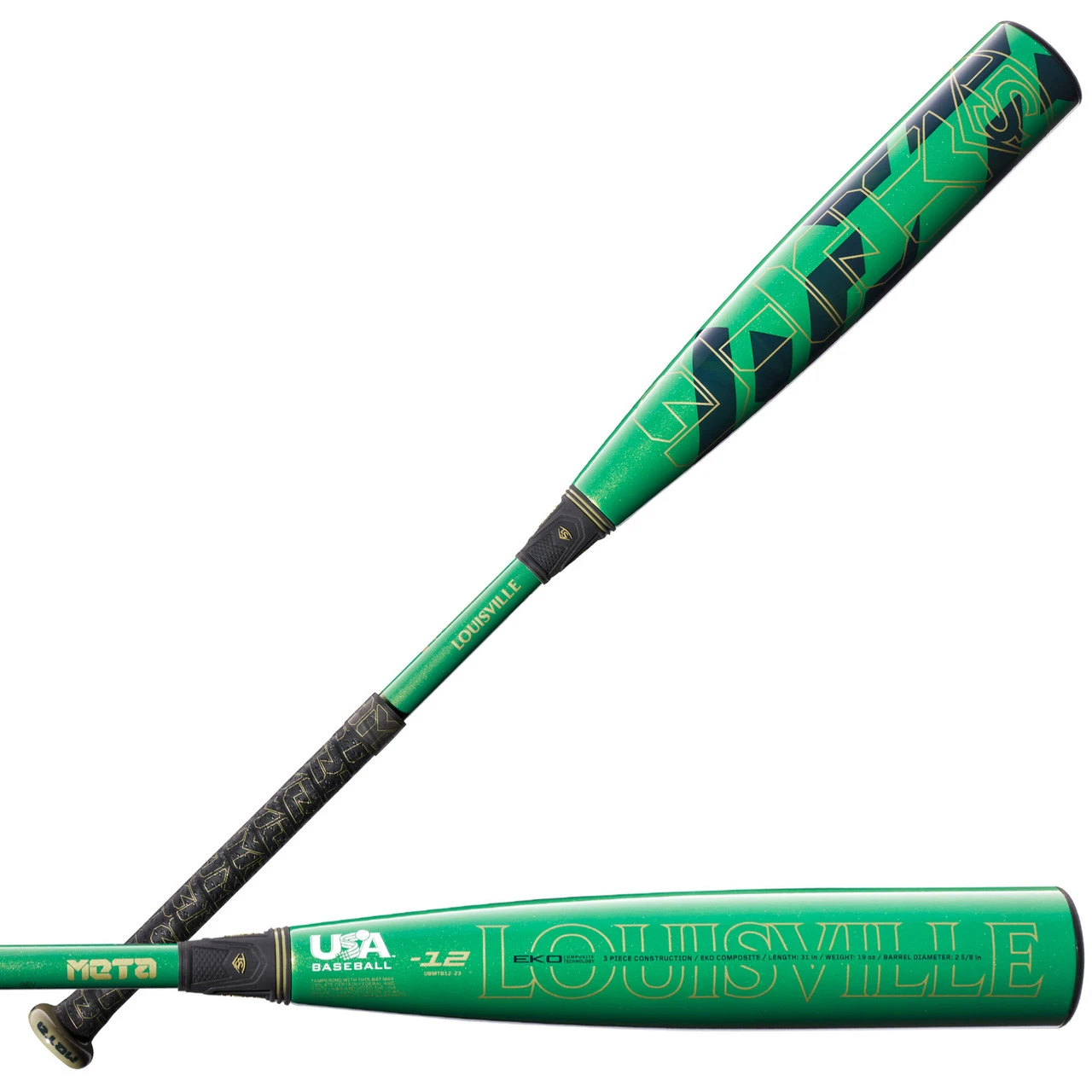 Louisville Slugger 2023 Meta USA (-12) Youth Baseball Bat 3 Louisville Slugger 2023 Meta USA (-12) Youth Baseball Bat
