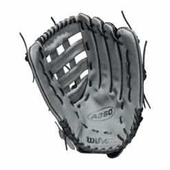 Wilson A360 Carbonlite Series 15 Inch Slowpitch Softball Glove -Bp Athletics wbw100196 1 a360 slowpitch 15 black grey 56784.1654283796