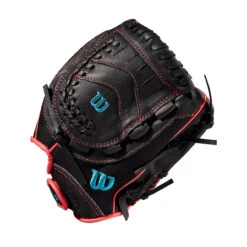 Wilson 2022 Flash Series 11 Inch WTA04RF2211 Fastpitch Softball Glove -Bp Athletics wbw100406 2 a440 flash if 11 black hotpink.png.cq5dam.web .2000.2000 56444.1654283595