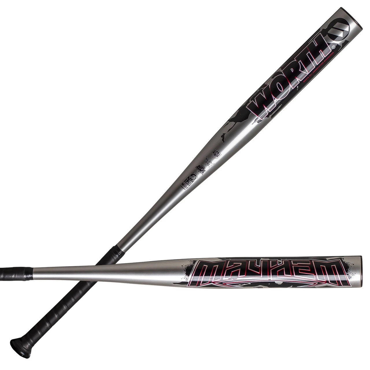 Worth 2023 Mayhem Balanced All-Association WMHC3A Slowpitch Softball Bat 3 Worth 2023 Mayhem Balanced All-Association WMHC3A Slowpitch Softball Bat